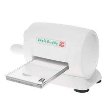 1set White Die Cutting Machine & 1pc Die Cutting Machine With 2pcs Mat, Craft Embossing Machine With Foldable Extension Platform & Paper Cutter