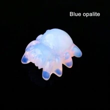 1PC Đá quý chữa bệnh pha lê tự nhiên Thủ công đá Động vật Tượng nhện Trang trí nhà Sáng tạo Đồ trang trí Quà tặng Halloween - nhện - Xem 15