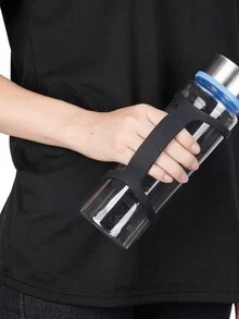 1pc/4pcs Water Bottle Holder, Handle, Cup Strap, Silicone Fixture Strap, Portable Mineral Water Bottle Carrier Suitable For Running, Cycling, Gym, Or Jogging - Multicolor - View 2