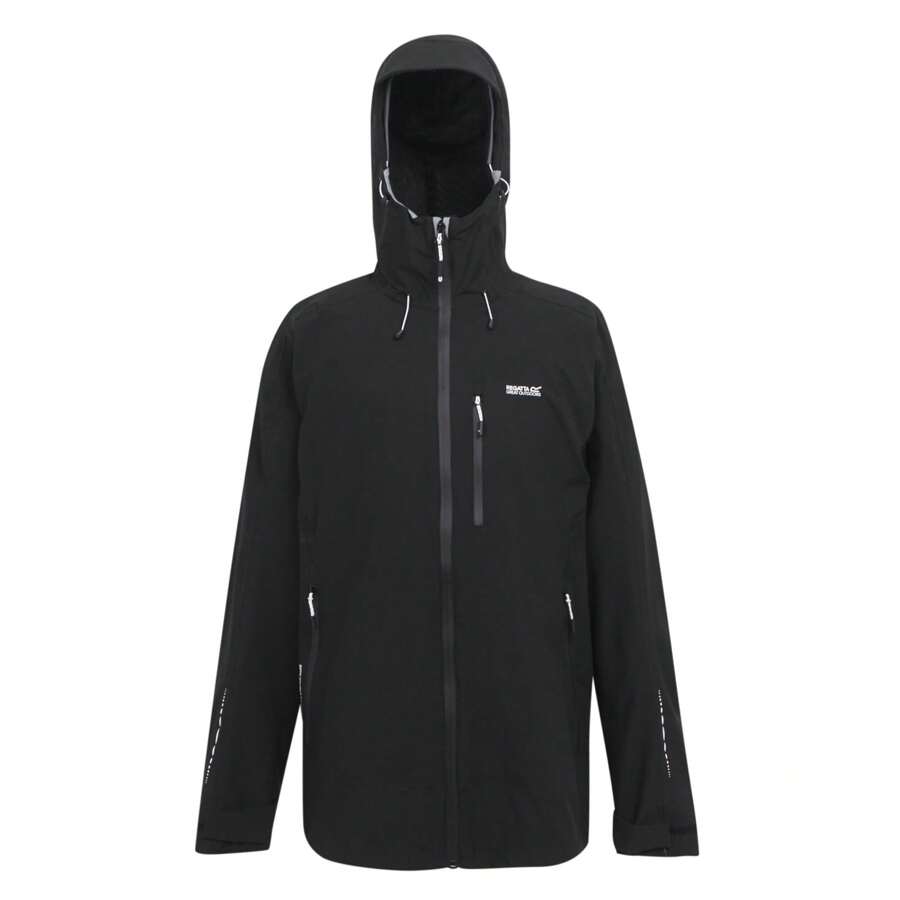 Regatta Mens Okara Waterproof Jacket (Black) - Black - View 1