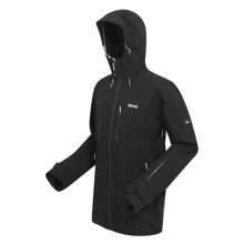Regatta Mens Okara Waterproof Jacket (Black) - Black - View 3
