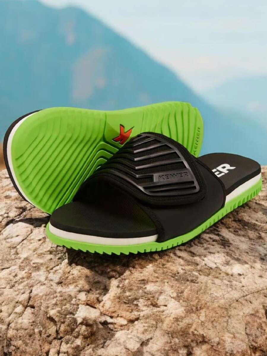 Kenner Slide Kanoo Sandal - Verde negro - Ver 1