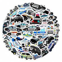 50 piezas Pegatinas de coches de dibujos animados, pegatinas decorativas para teléfono, botella de agua, cuaderno, scrapbooking papelería manualidades libro de sticker estikers - TQ50-0342 - Ver 2