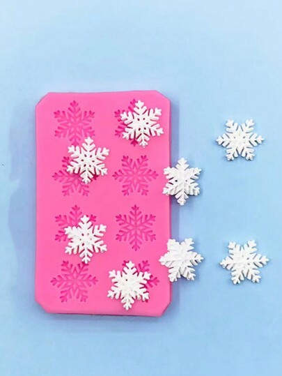 1set Christmas Series Silicone Mold, Including Christmas Tree, Reindeer, Hanging Plaque, Snowflake Shapes Christmas Christmas Decorations Christmas Pajamas Christmas Gifts Christmas Decor