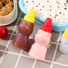 4/8pcs Mini Portable Condiment Bottles - Perfect For On-The-Go Travelers Office Lunch Summer Picnics Camping