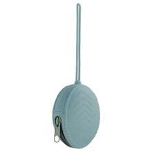 1 pieza Bolsa con cremallera portátil y grande para chupetes de niños y bebés, billetera de almacenamiento de monedas de silicona, fácil de llevar con gancho - Multicolor - Ver 9