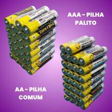 AAA Batteries + Common AA Batteries Box 60 Units Each - 12 AAA - Xem 4