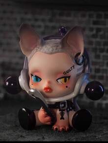 食梦者动物盲盒系列手办pop market泡泡盲盒可爱桌面摆件1件 - 彩色 - 查看 5