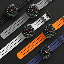 1pc Breathable Silicone Strap Compatible With Samsung Galaxy Watch Ultra 47mm Colorful Ocean Wristband Compatible With Galaxy Watch Ultra 47mm Watchband - For Samsung Galaxy Watch Ultra - View 9