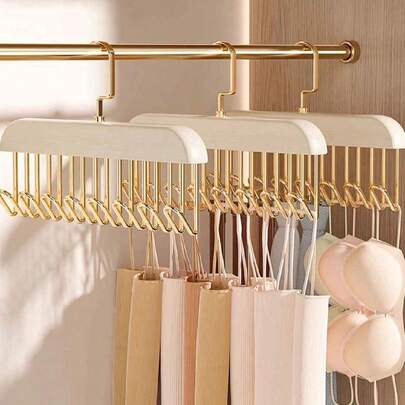 1/2 Pcs Multifunctional Hanger, Bra & Tank Top Storage Rack, Drying Rack With Damage-Free, Spring, Minimalist, Summer Tops