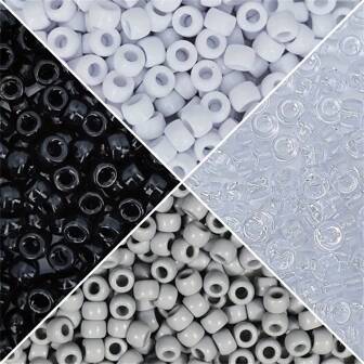 100/300/600pcs 9*6mm Acrylic Horse Shape Large Hole Beads For Halloween DIY Jewelry Accessories