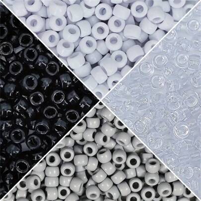 100/300/600pcs 9*6mm Acrylic Horse Shape Large Hole Beads For Halloween DIY Jewelry Accessories