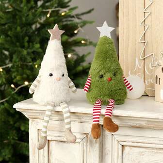 1pc-Cute Christmas Tree Doll Ornament, Christmas Decoration, Party Ambience Decoration, Home Decoration, Holiday Decoration, Party Decoration, Stage Decoration, Daily Life Dolls