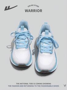 WARRIOR Ladies' Fashionable Outdoor Comfortable Running Shoes, 2024 New Spring Autumn Breathable Casual Lace-Up Soft Bottom Non-Slip Sneakers