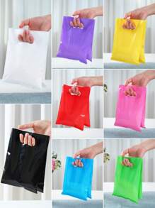 10pcs Minimalist Multi-Color Small Gift Bags, Suitable For Wedding, Birthday Party, Family Holidays Decoration, Thank You Gift Bags, Multipurpose Convenient Gift Packaging Items, Birthday Party Decor, Party Table Decor Pouches, Shopping Small Gift Packaging Bags, Birthday Kitchen Packaging Items, Birthday Decoration, Party Filler Bags - Multicolor - View 1