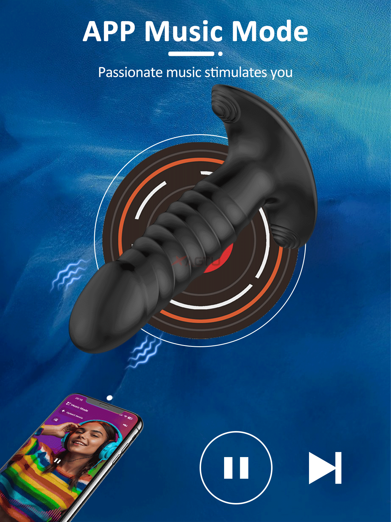 Thrusting Dildo Anal Plug Vibrator With App Control Sex Toy For Men Women, Prostate Massager With 9 Thrusting & Vibrating Modes, Thrusting Vibrator Anal Vibrator Butt Stimulator Plug For Male Female Sex Products