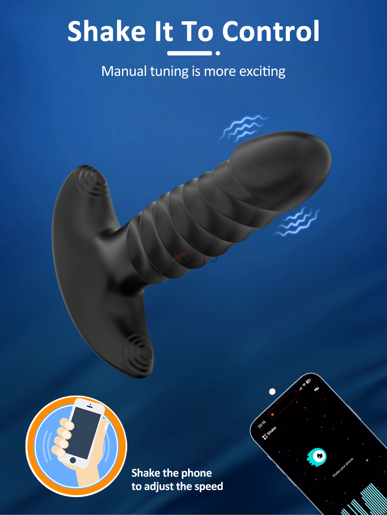 Thrusting Dildo Anal Plug Vibrator With App Control Sex Toy For Men Women, Prostate Massager With 9 Thrusting & Vibrating Modes, Thrusting Vibrator Anal Vibrator Butt Stimulator Plug For Male Female Sex Products