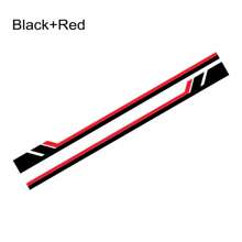 2PCS Car Creative Sticker Side Door Racing Stripes Graphics Auto Decoration Accessories For Audi A1 8X GB GBA Sportback Quattro Ego Plus TFSI E-Tron Urba
