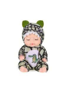 Muñeca de peluche en miniatura con diseño de nalgas de dibujos animados, muñeca personalizada y creativa con miembros desmontables, rotativa y con figura de simulación de mini muñeca dormida - Multicolor - Ver 5