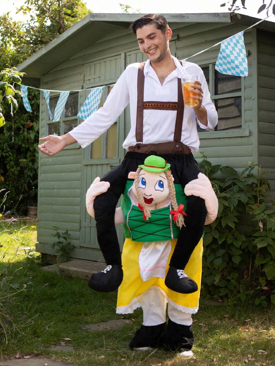 Piggyback Bavarian Maiden Costume main image 0
