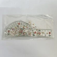 一套多功能可爱兔子造型尺子套装，返校必备，尺子 - 無色 - 查看 6