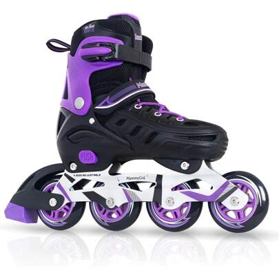 Adults Adjustable Inline Skates, Safe And Durable Roller Skates With Giant Wheels, High Performance Professional Skates For Men Women