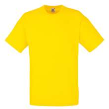 Fruit of the Loom Mens Valueweight Short Sleeve T-Shirt (Yellow) - Yellow - View 1