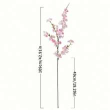 1 pieza Ramas artificiales de flores de cerezo - Perfectas para añadir un toque de elegancia a tu decoración - Ideal para arreglos de jarrones, ocasiones de celebración, oficinas, dormitorios y decoración del hogar interior, trayendo las vibraciones de primavera y verano durante todo el año - Multicolor - Ver 9