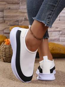 Nieuwe mode mama sneakers, dikke zool, instapper, mesh ademend casual rocking wedges verpleegster schoenen voor vrouwen