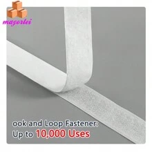 White Mesh Screen - No Drilling Needed, Self-Adhesive Hook And Loop, High Density Insect Protection, Ideal For Windows And Doors - 1PZA - View 7