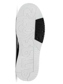 Leather Thick Sole Leisure Shoes, Men's Popular Casual Canvas Shoes With Printed Pattern (Random Pattern)