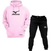 Unisex Sports Set, Warm Jacket + Pants, New Release - Rose Red - View 1
