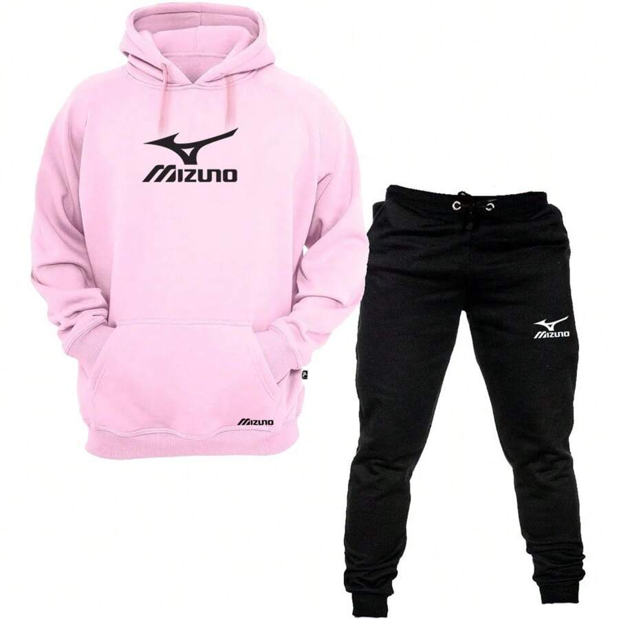 Unisex Sports Set, Warm Jacket + Pants, New Release - Rose Red - View 1