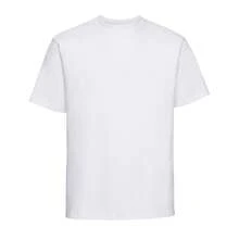 Russell Mens Classic Plain Heavyweight T-Shirt (White) - White - View 1