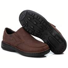 Men's Comfort Boot In Rustic Leather Style And Comfort - 鏽棕色 - 查看 4