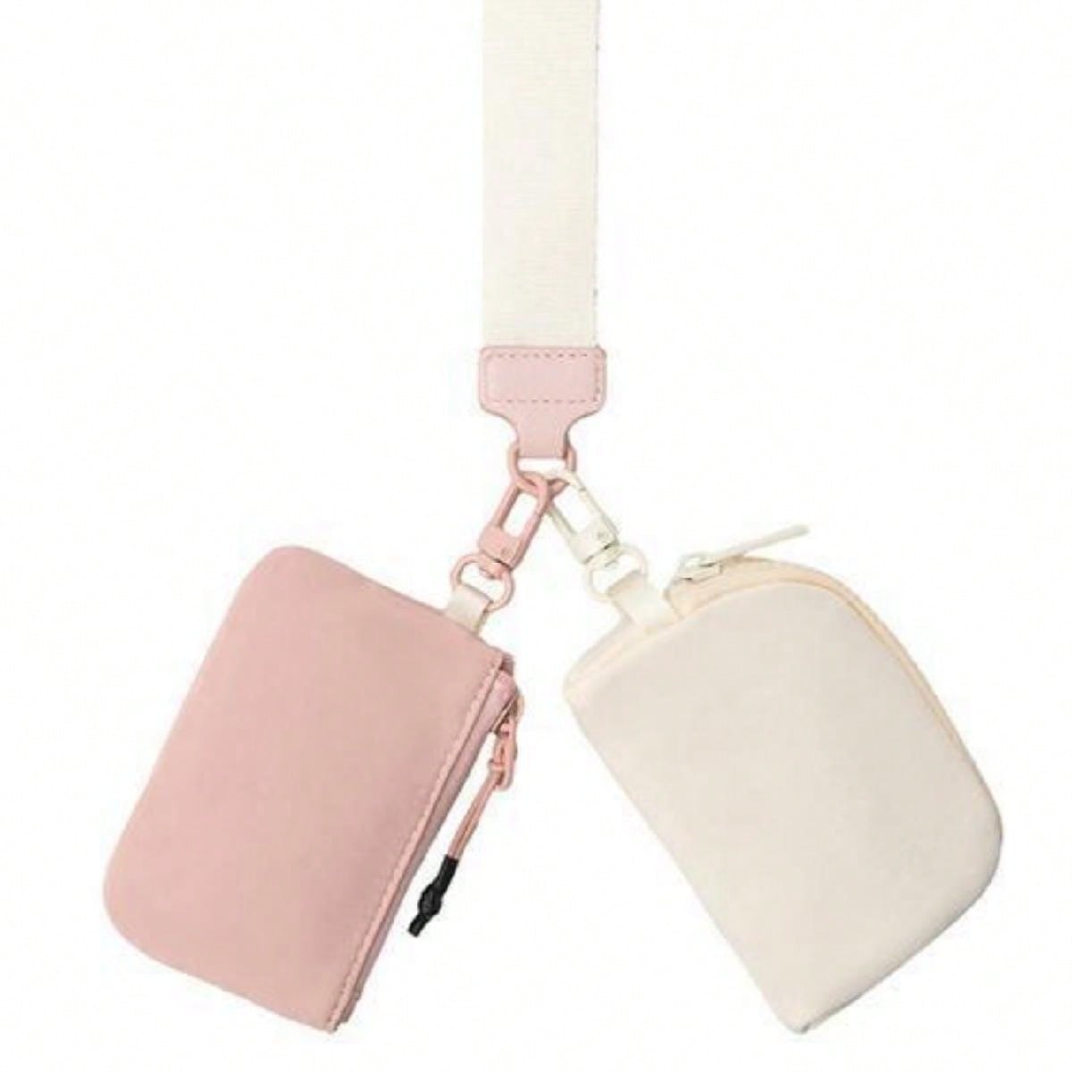 LuLu Style Women Simple Wallet Waterproof Nylon Wristlet Pouch Multifunctional For Keys Cards S Cash Fashion Key Chain Detachable & Card Holder Suitable For Sporty & Everyday Use For Women Wallet Mini Wallet Purse Wallet Wallet Keychain Coin Wallet