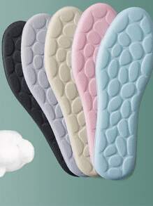 A Pair Of Pebble Massage Insole Men And Women Anti-Odor Super Soft Bottom Feet Breathable Sweat Stepping  Feeling Sports Insoles - Pink - View 1