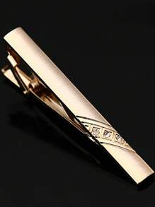 1pc Luxury Gold-Color Tie Clip, Business Formal Suit Accessory For Men - Tie Clip - View 14