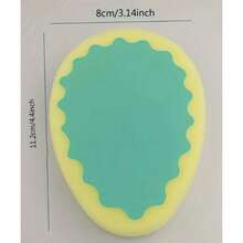 1pc Random Color Painless Hair Removal Sponge Pad, Reusable Tool - Multicolor - View 2