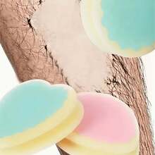 1pc Random Color Painless Hair Removal Sponge Pad, Reusable Tool - Multicolor - View 4