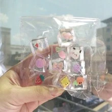 卡通压挤玩具，缓解压力的压挤玩具，调节情绪的小玩意，聚会小礼物 - 彩色 - 查看 11