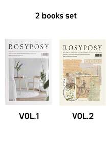 1入組混合圖案什錦貼紙書時尚多用途筆記本貼紙套裝適用於DIY工藝、裝飾、手帳