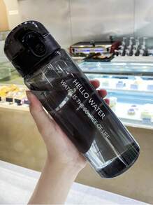 1 件 780ml/26.38oz 圆盖杯，简约透明运动杯，便携式绳杯，返校用品，水瓶，适用于户外、露营 - 彩色 - 查看 14