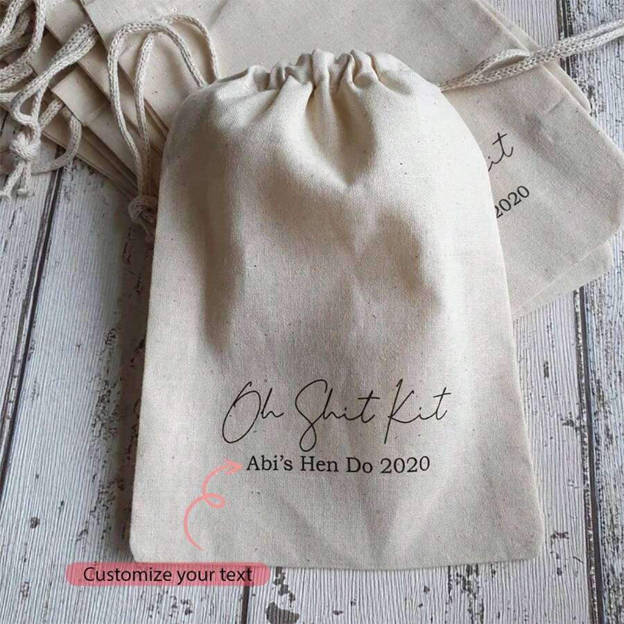 5 pièces Sacs cadeaux personnalisés sur mesure Kit du lendemain matin Kit de survie contre la gueule de bois Mariage Fiançailles Enterrement de vie de garçon Enterrement de vie de jeune fille Fête de poule Décoration de douche de mariée Demoiselle d'honneur Faveur de garçon d'honneur (13x18cm) Élégant, Adorable, Personnalisé Haute Qualité, Unique Cadeaux idéaux pour elle Petit ami, Petite amie, Papa, Maman, Famille, Amis, Fils, Fille, Étudiants, Pour Anniversaires, Essentiels de mariage, École, Bureau, Maison - Beige - Voir 1