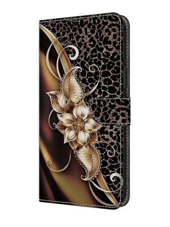 GLANDOTU Print Flap Folding Wallet With Card Clip And Magnetic Closure PU Leather Suitable For A Wide Range Of Mobile Phone Brands And Models Waterproof Shockproof Anti-Fall Scratch Resistant