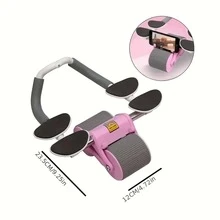 Abdominal Roller Wheel Lumbar Thick Professional Bodybuilding - Hồng - Xem 5