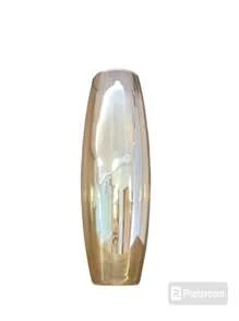 Romulo Rounded Amber Glass Vase For Flowers And Decoration - Gold - View 10