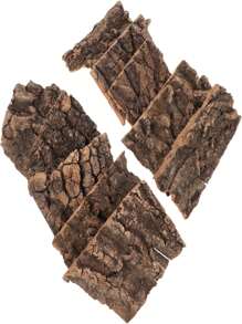 5/10PCS Glass Container Cork Bark Background Board, Reptile Tank Tree Background Wall Decoration Habitat Climbing Mat Decoration, Suitable For Lizards, Geckos, Bearded Dragons, Frogs, Fish Tanks - Shape Random