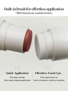 JOOCYEE GLAZED Multi-Purpose Blush Stick G402 Wheat Nude, Long-Lasting Natural Blush Suitable For Lips And Cheeks - G402 Wheat Nude - View 4