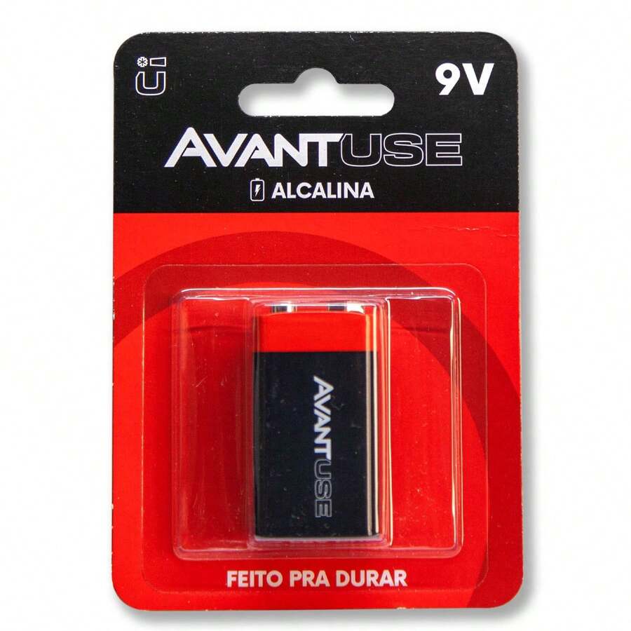 Alkaline Battery 9V Avant Battery 9 Volts 6LR61 6F22 1 Unit - 9V - Xem 1